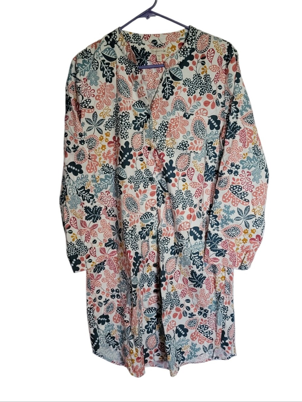Garnet Hill Flannel Floral Nightgown
